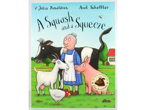 JULIA DONALDSON classic A SQUASH AND A SQUEEZE children's paperback book pb NEW!