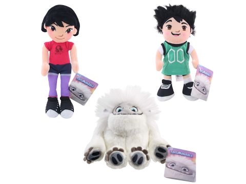 DreamWorks Abominable set of three plush Peng, Everest and Yi soft toys