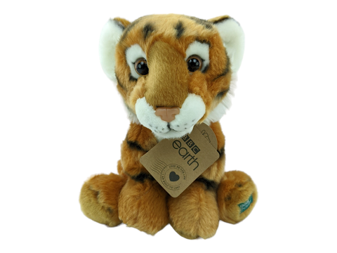 BBC Planet Earth 2 - Tiger cub sitting baby 10" plush soft toy