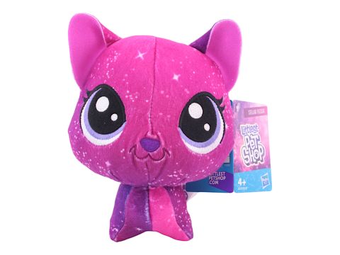 Littlest Pet Shop Stellar Fuzzcat 6" bobblehead plush soft toy Blythe