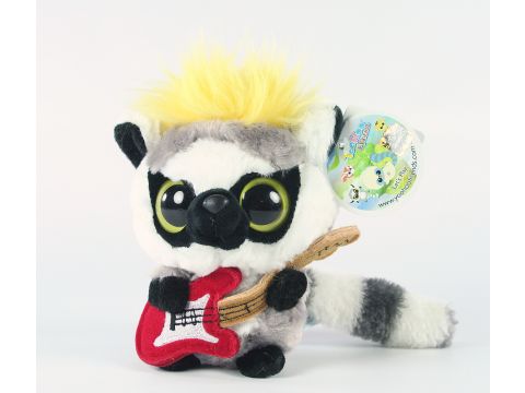 YOOHOO and friends 1970s PUNK ROCK STAR 5" wannabe plush soft toy rocker - NEW!