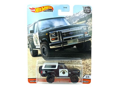 Hot Wheels Car Culture Wild Terrain '85 Ford Bronco 1:64 diecast toy car