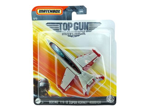 Matchbox Skybusters Top Gun Rooster's Boeing F/A-18 Super Hornet jet plane 